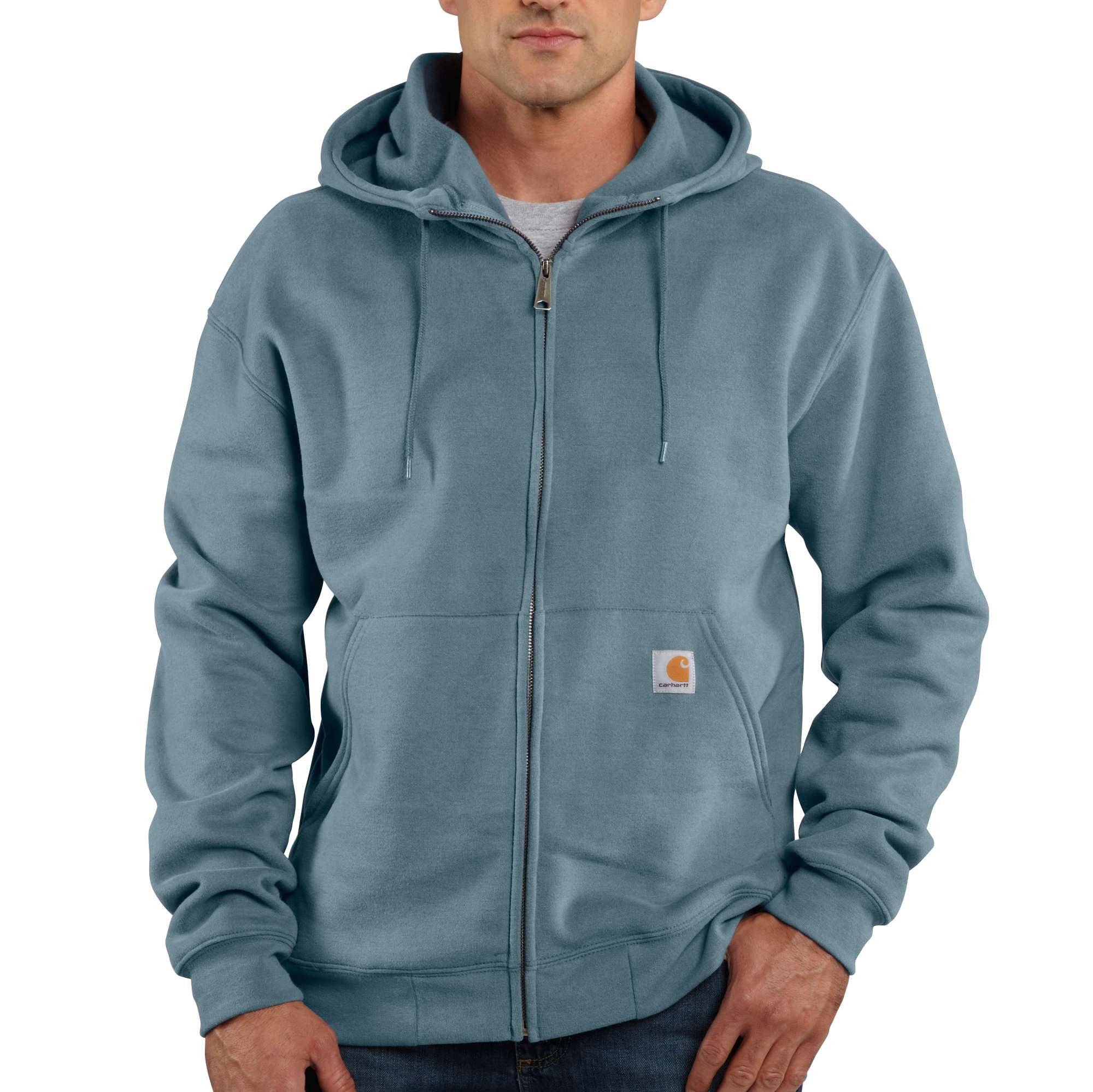 Brushed Fleece Hooded Zip Sweatshirt
