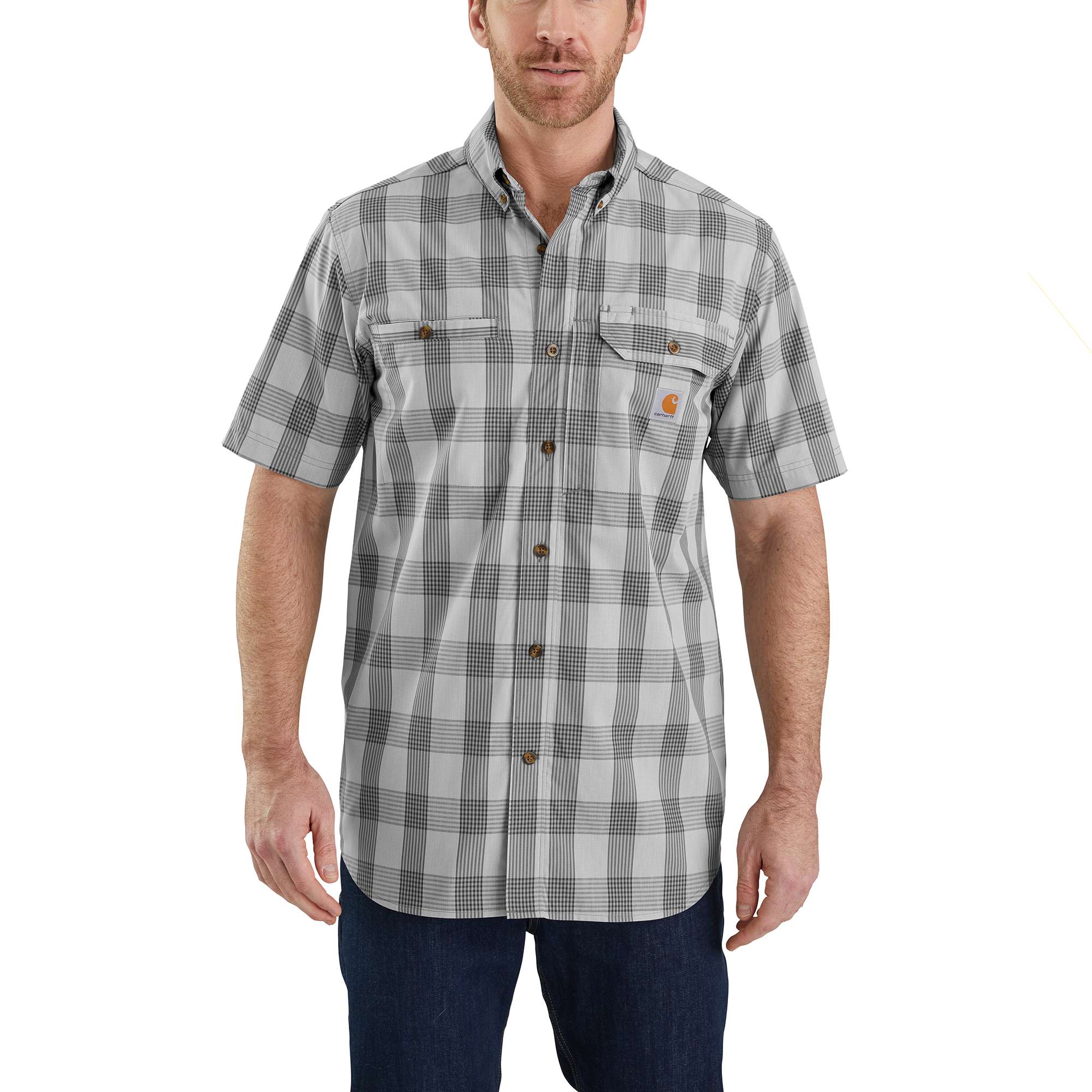 Carhartt Force® Ridgefield Plaid Short-Sleeve Shirt