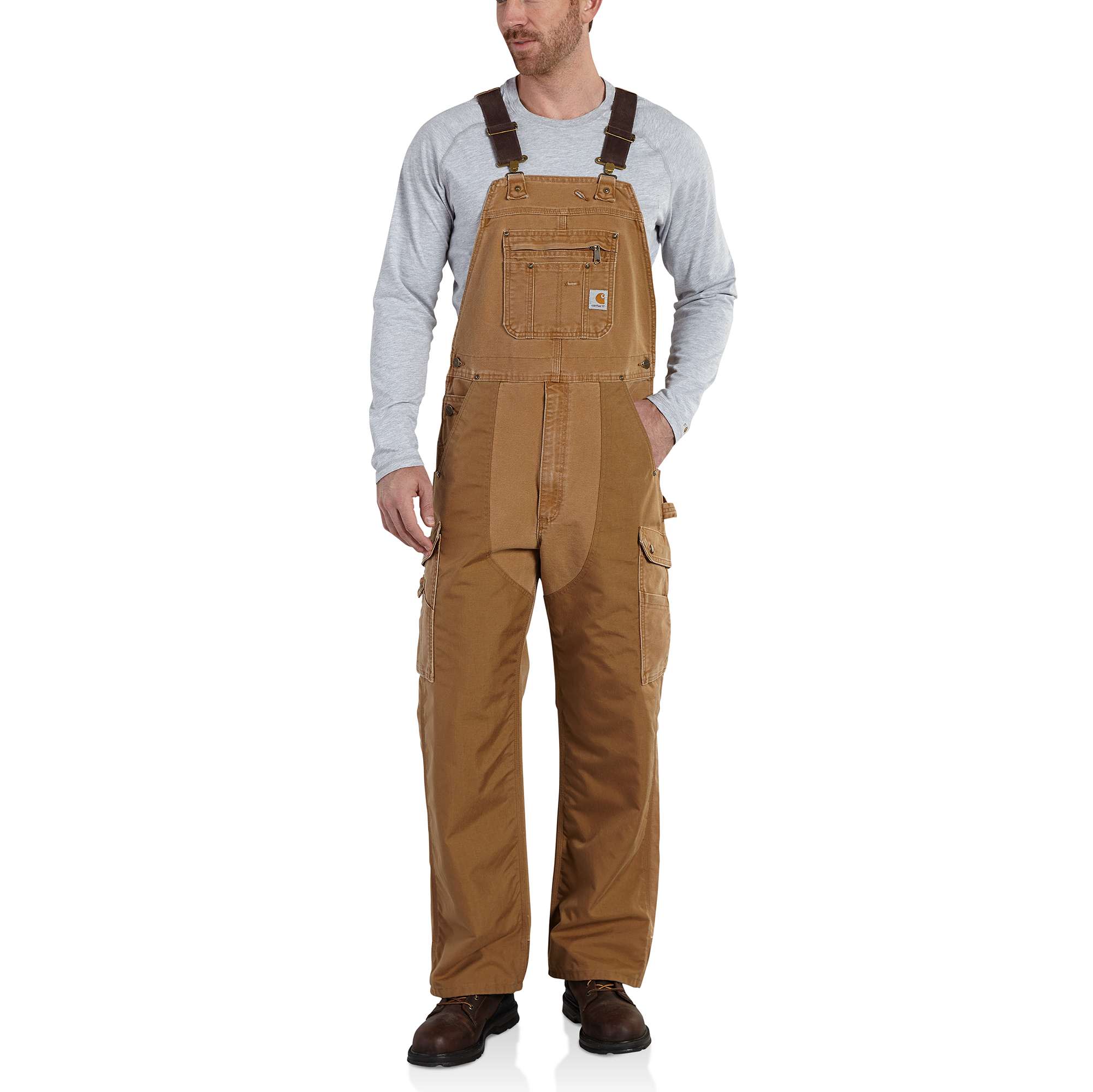 Double Barrel Bib Overalls