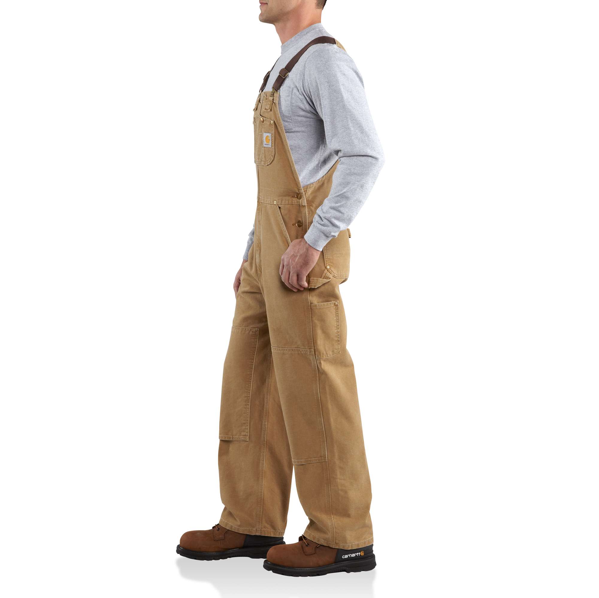 Exclusive to Carhartt Retail - Nat Worn Duck Bib Overalls - Image 2