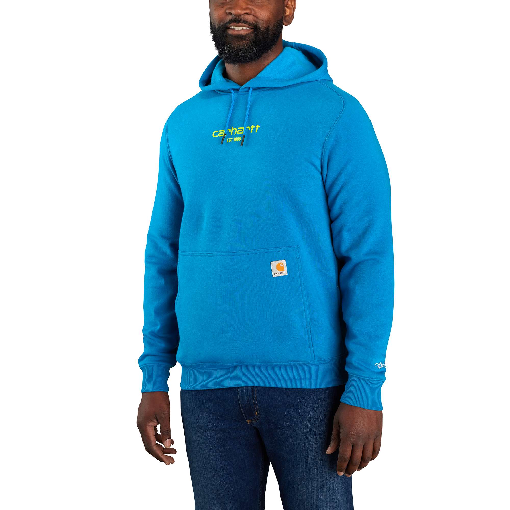 Force Relaxed Fit Lightweight Logo Graphic Sweatshirt