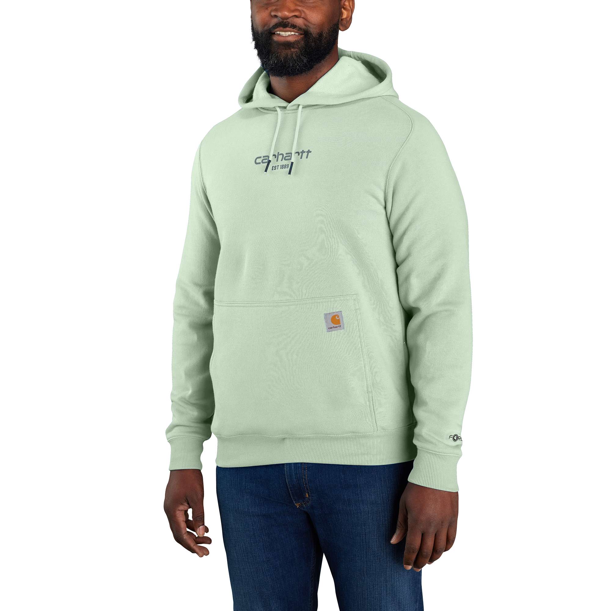 Force Relaxed Fit Lightweight Logo Graphic Sweatshirt