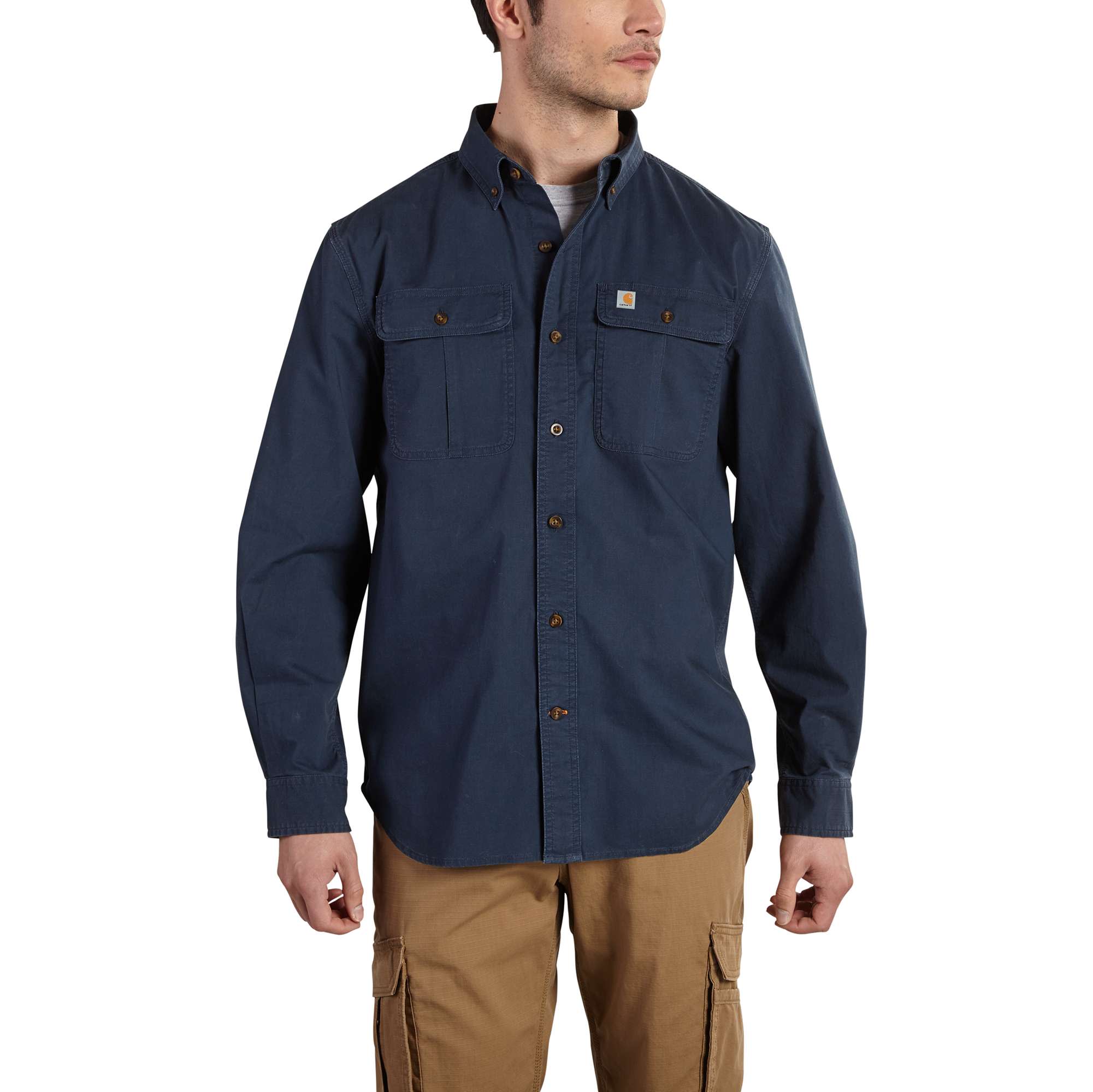 Foreman Solid Long-Sleeve Work Shirt
