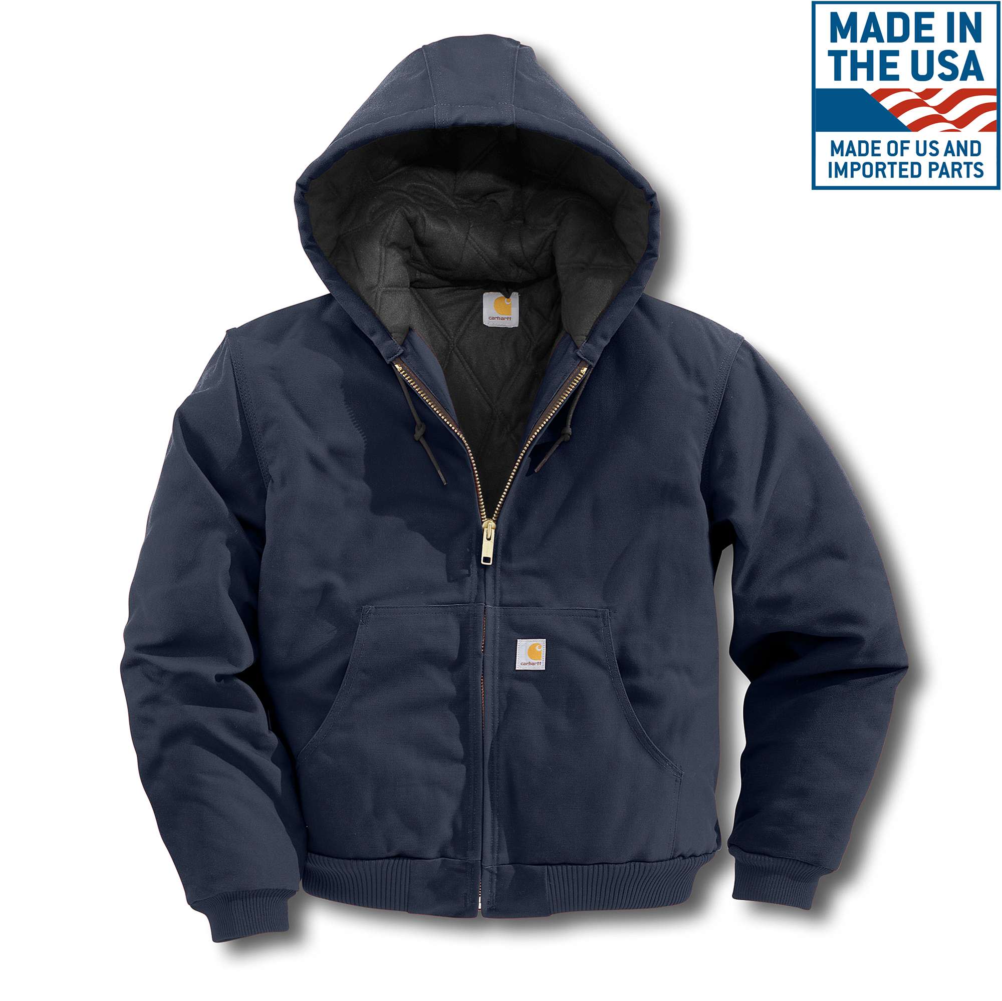 Men's Flannel-Lined Active Jac - Loose Fit - Firm Duck - 3 Warmest Rating