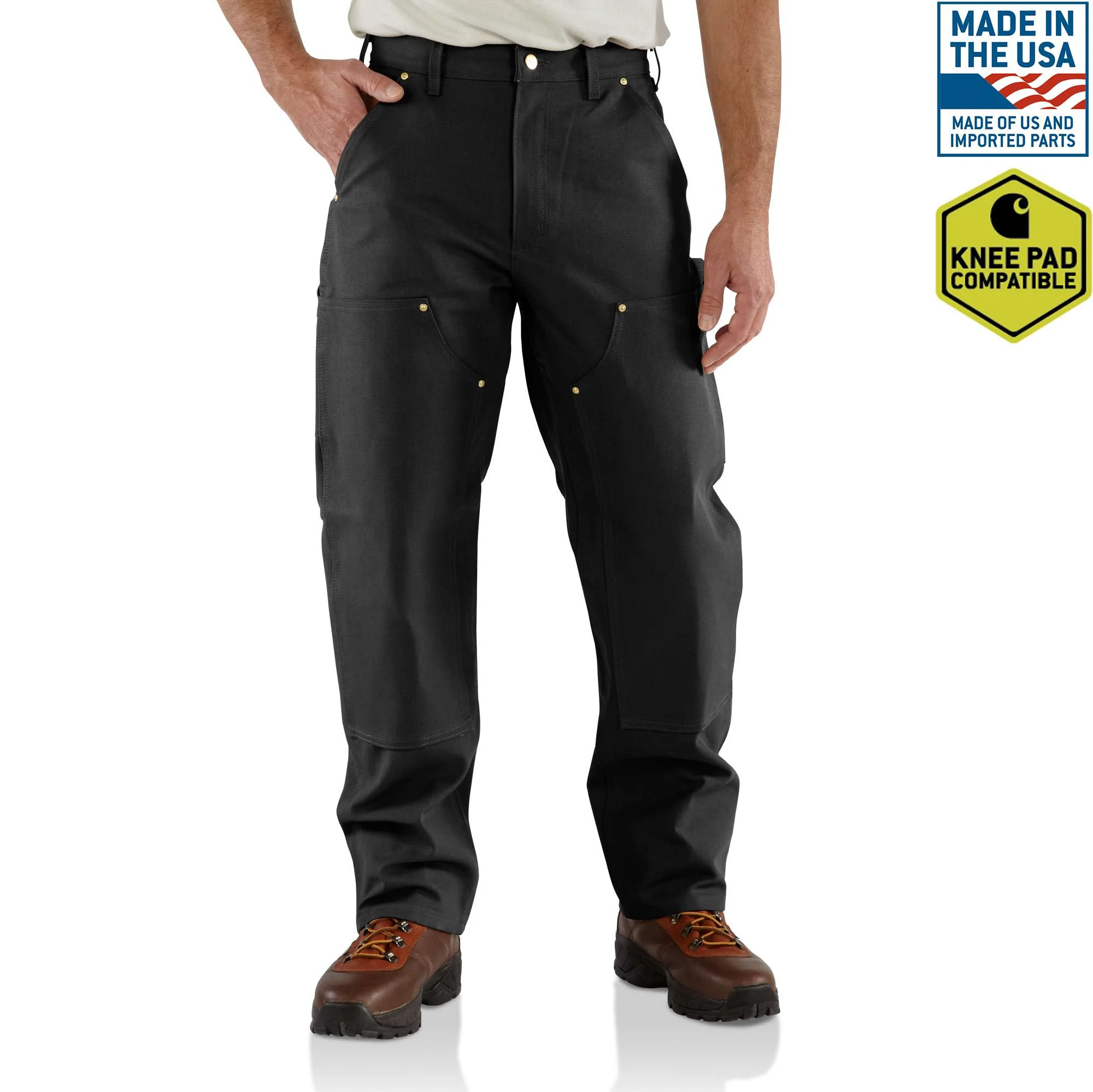 Men's Utility Double-Knee Pant - Loose Fit - Firm Duck