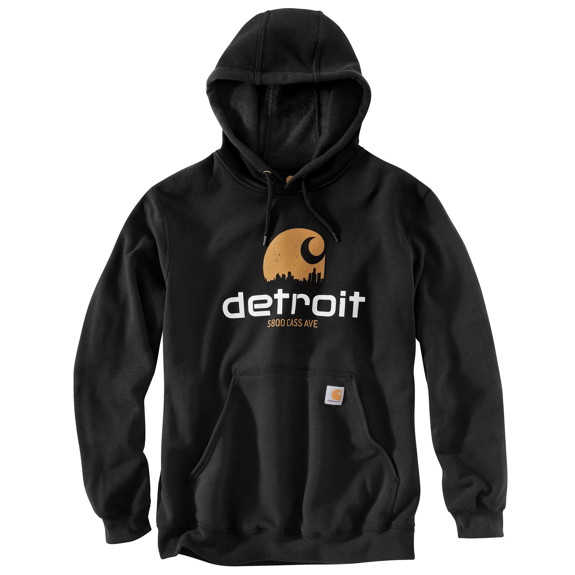 Midweight Graphic Detroit Hooded Sweatshirt