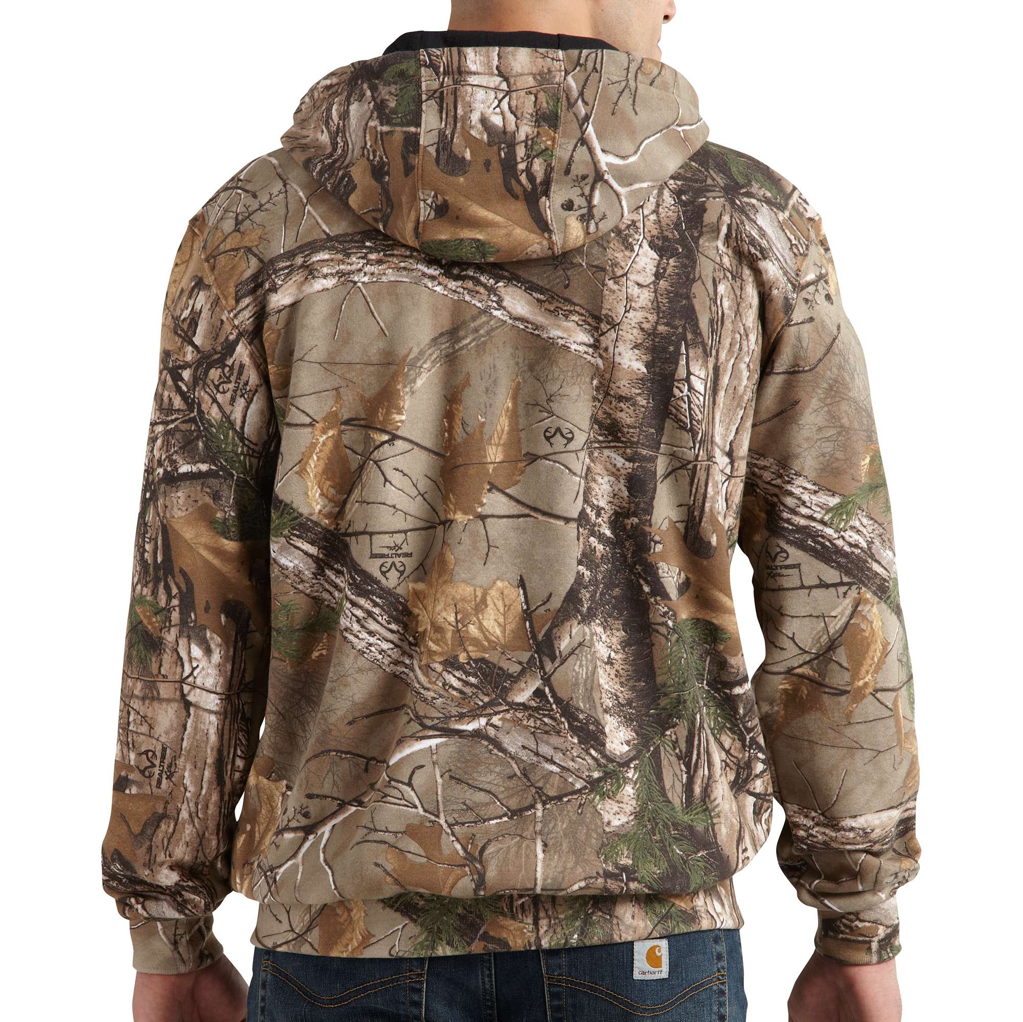 Midweight Realtree Xtra® Camo Hooded Zip-Front Sweatshirt - Image 3