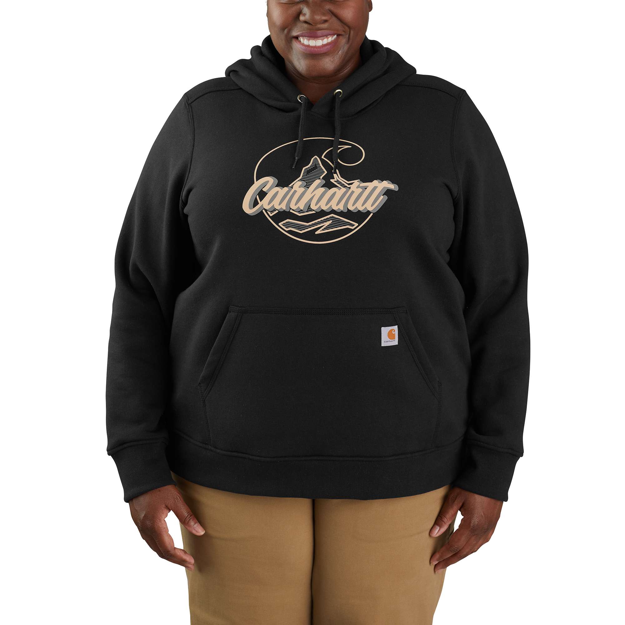 Relaxed Fit Midweight C Logo Graphic Sweatshirt - Image 2