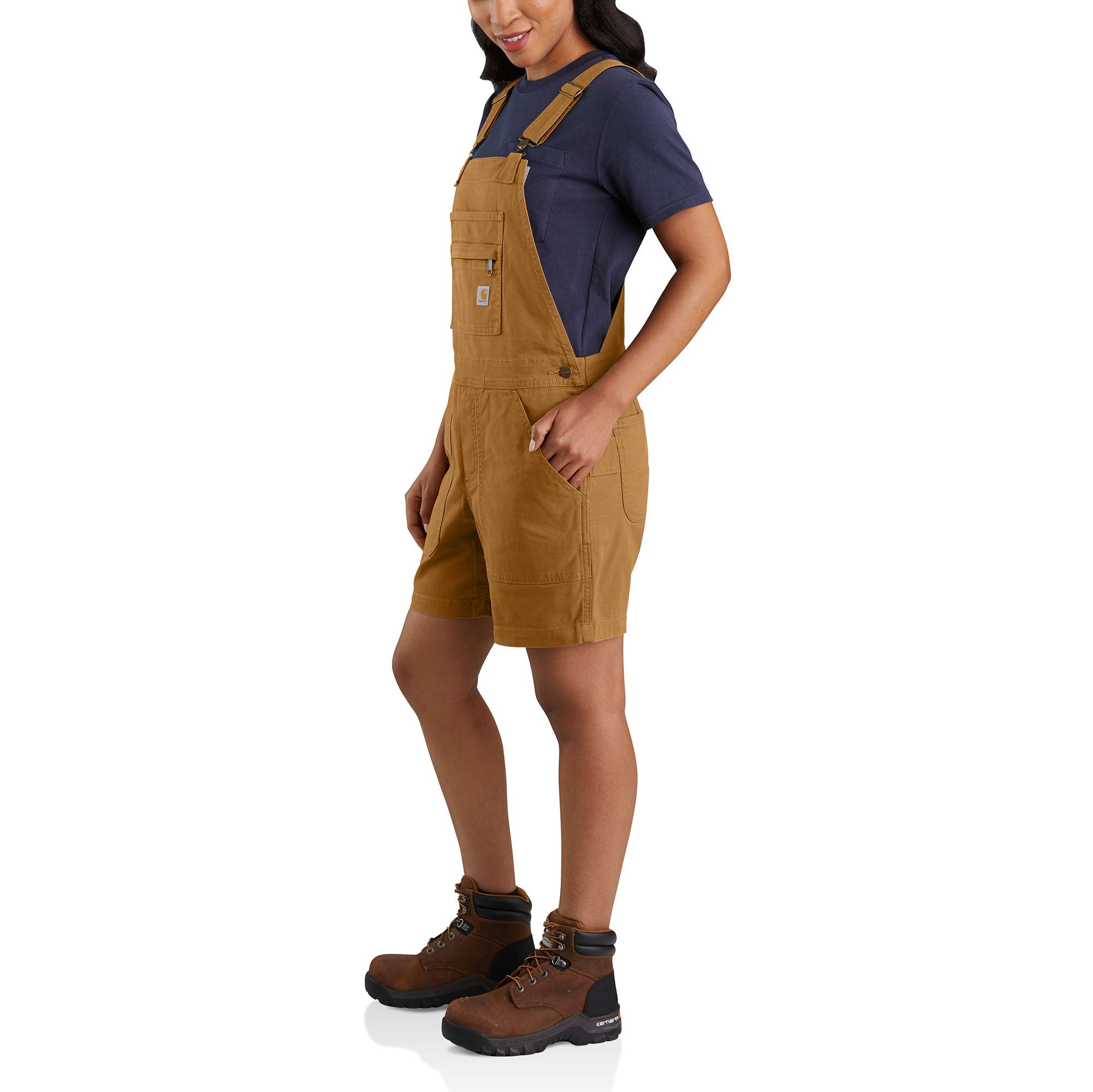 Rugged Flex Relaxed Fit Canvas Shortall - Image 3