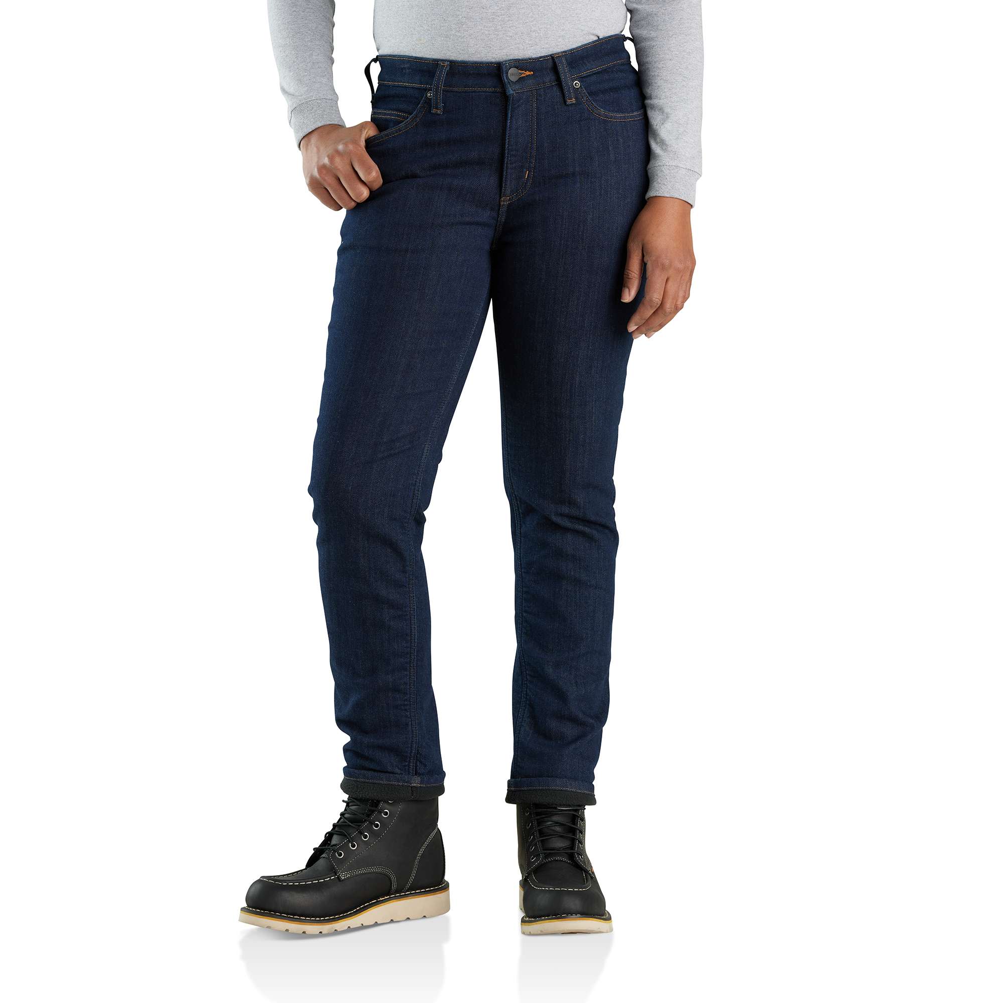 Rugged Flex® Relaxed Fit Fleece Lined Jean