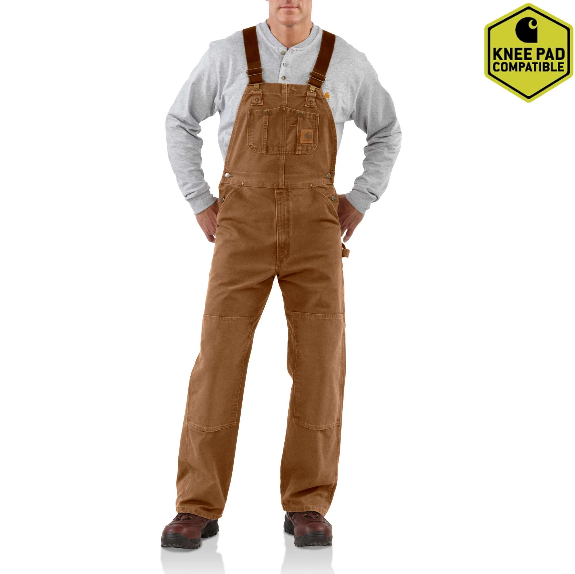 Sandstone Bib Overall/Unlined