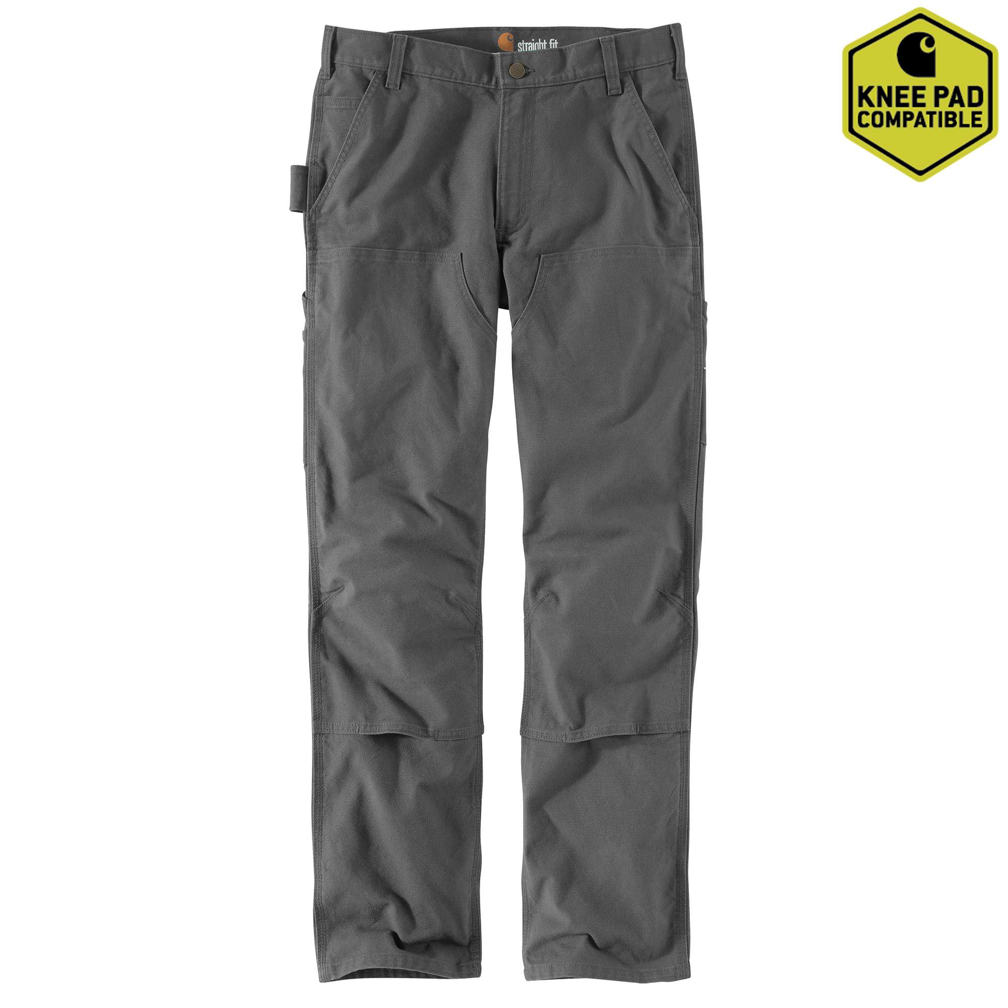 Slim Tapered Rugged Flex™ Duck Double-Front Dungaree
