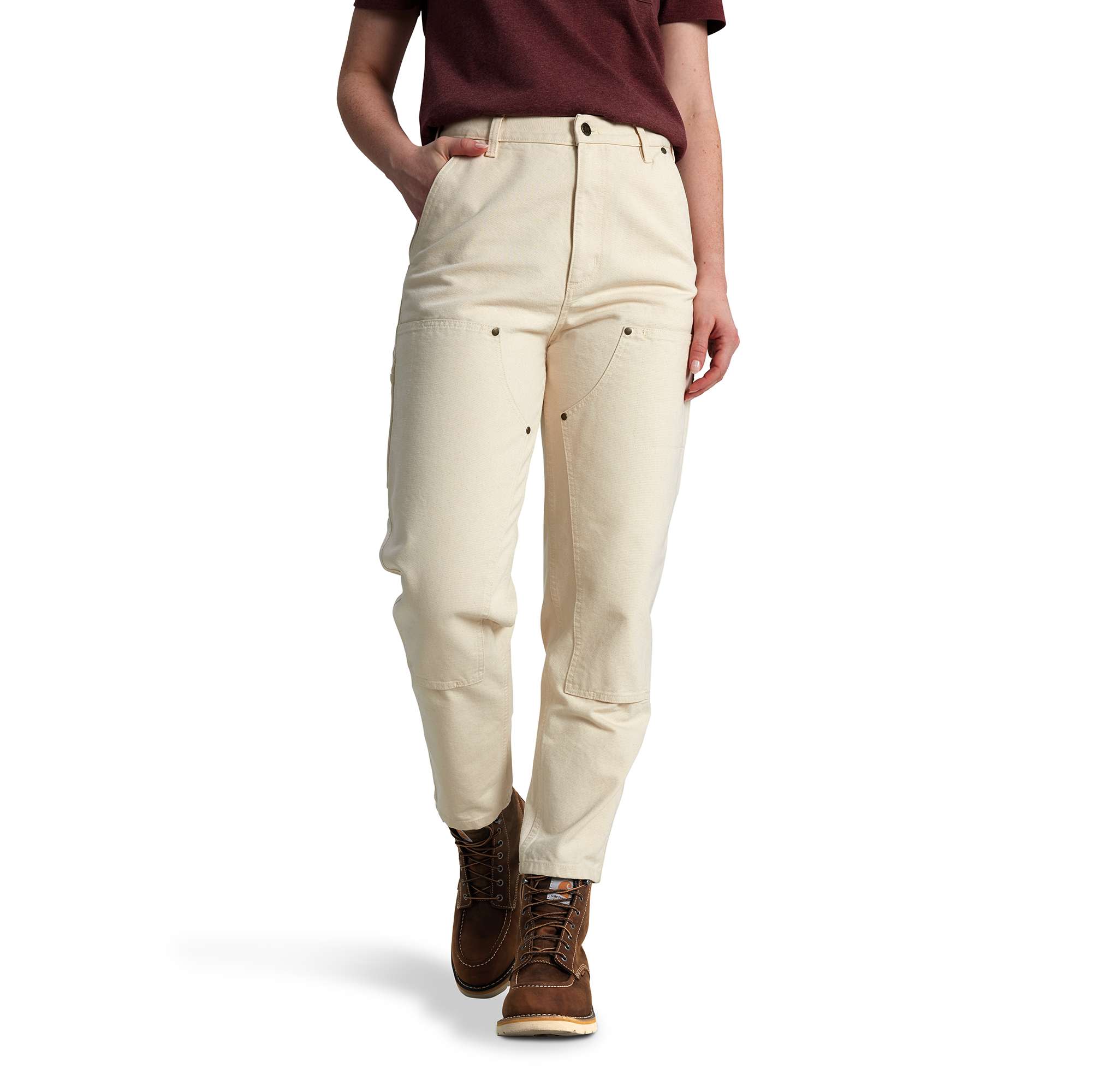 The Vintage Fit Double-Front Canvas Pant